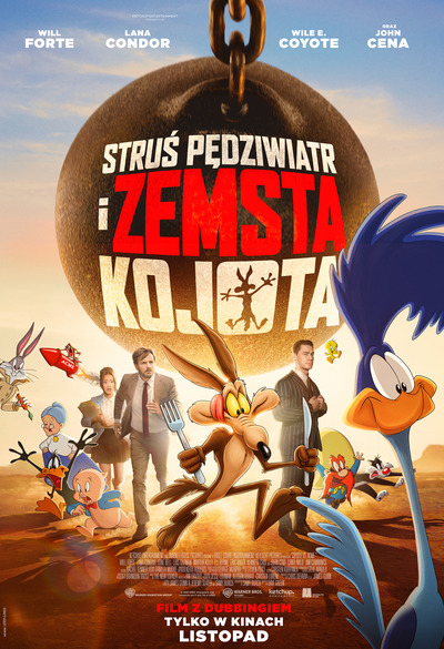 Plakat wydarzenia:  Struś Pędziwiatr i zemsta Kojota - 2D dubbing